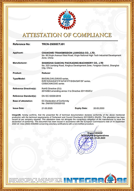 Certificate Of Honor
